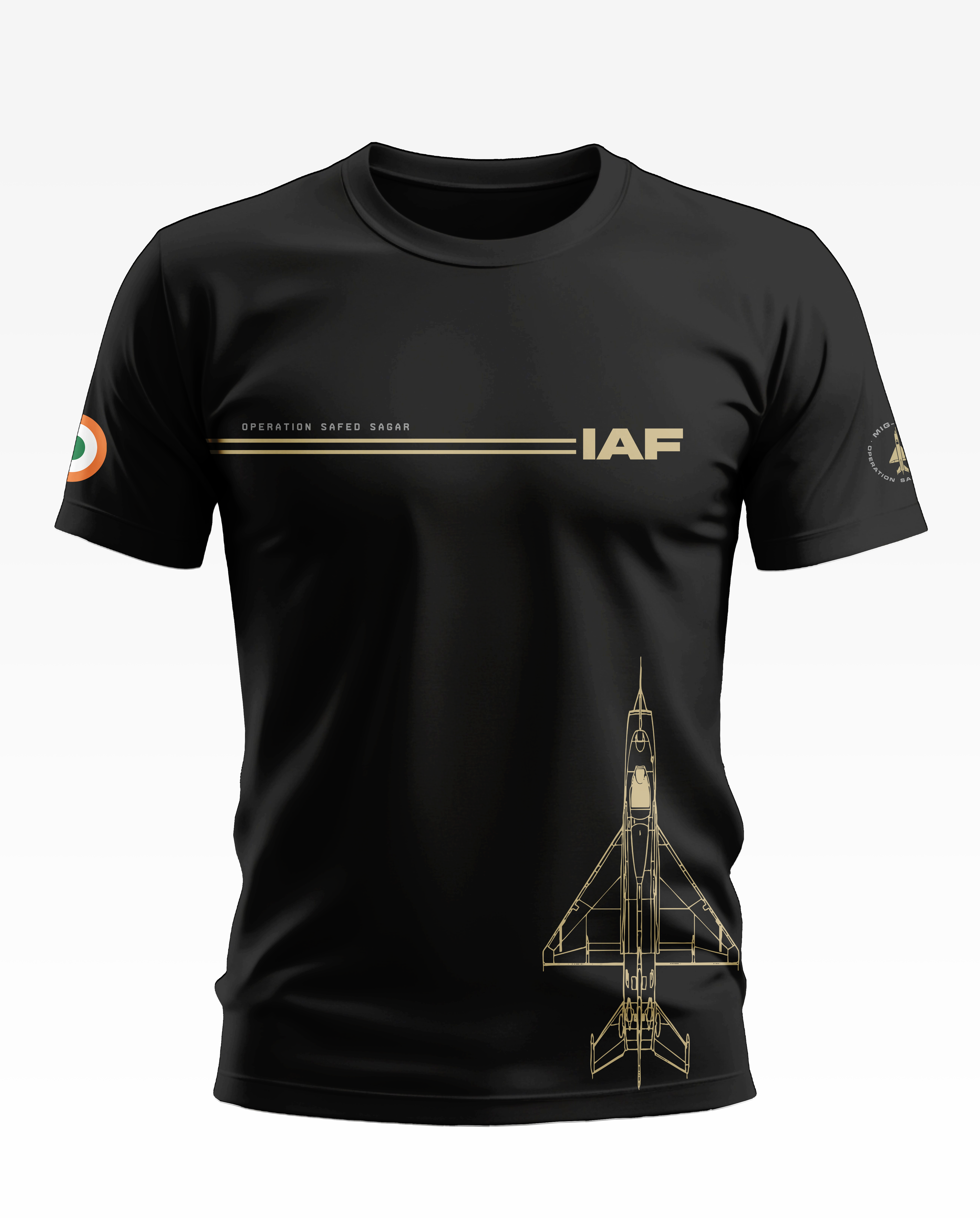 MIG-21 IAF Safed Sagar Soft Cotton T-shirt