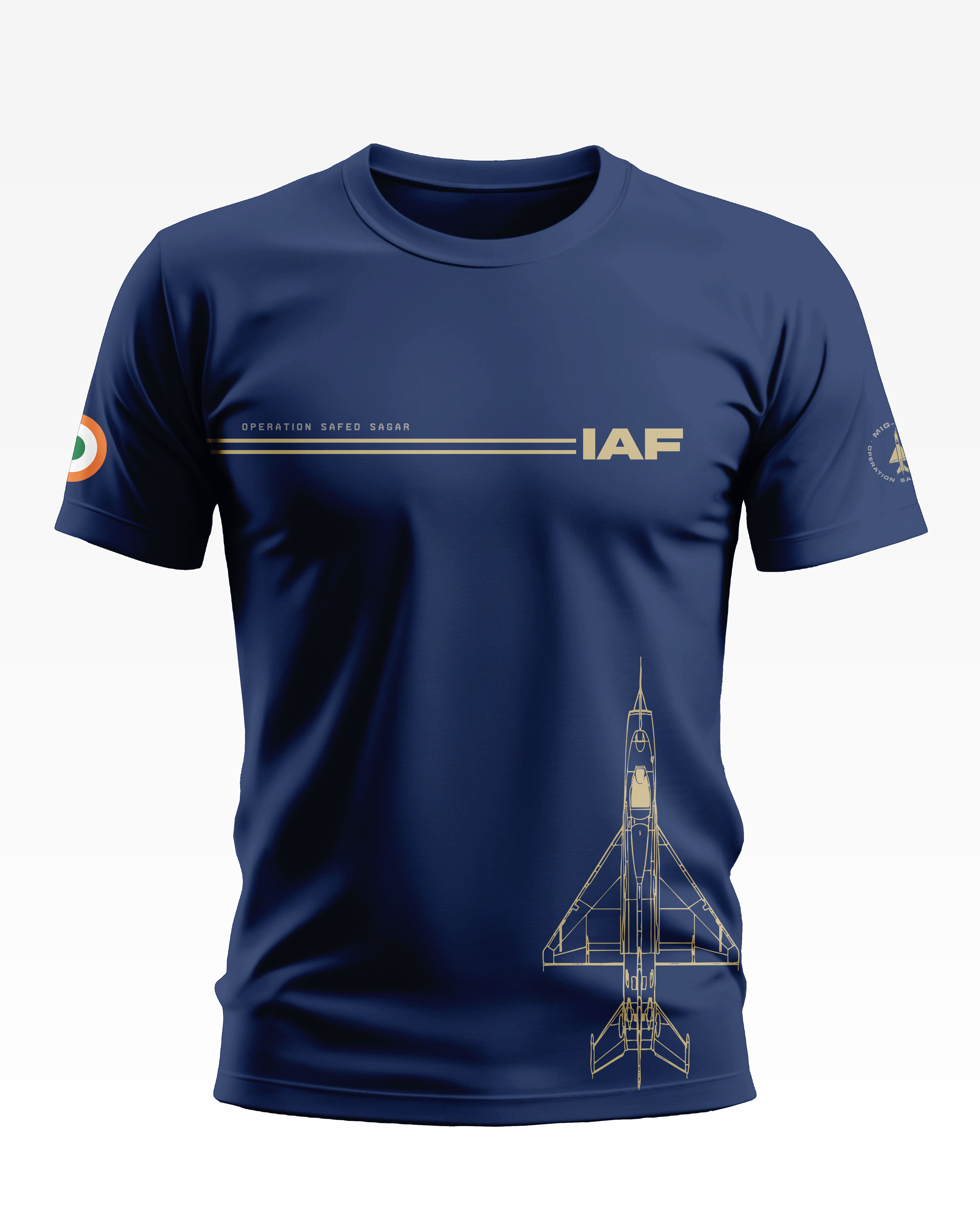 MIG-21 IAF Safed Sagar Soft Cotton T-shirt