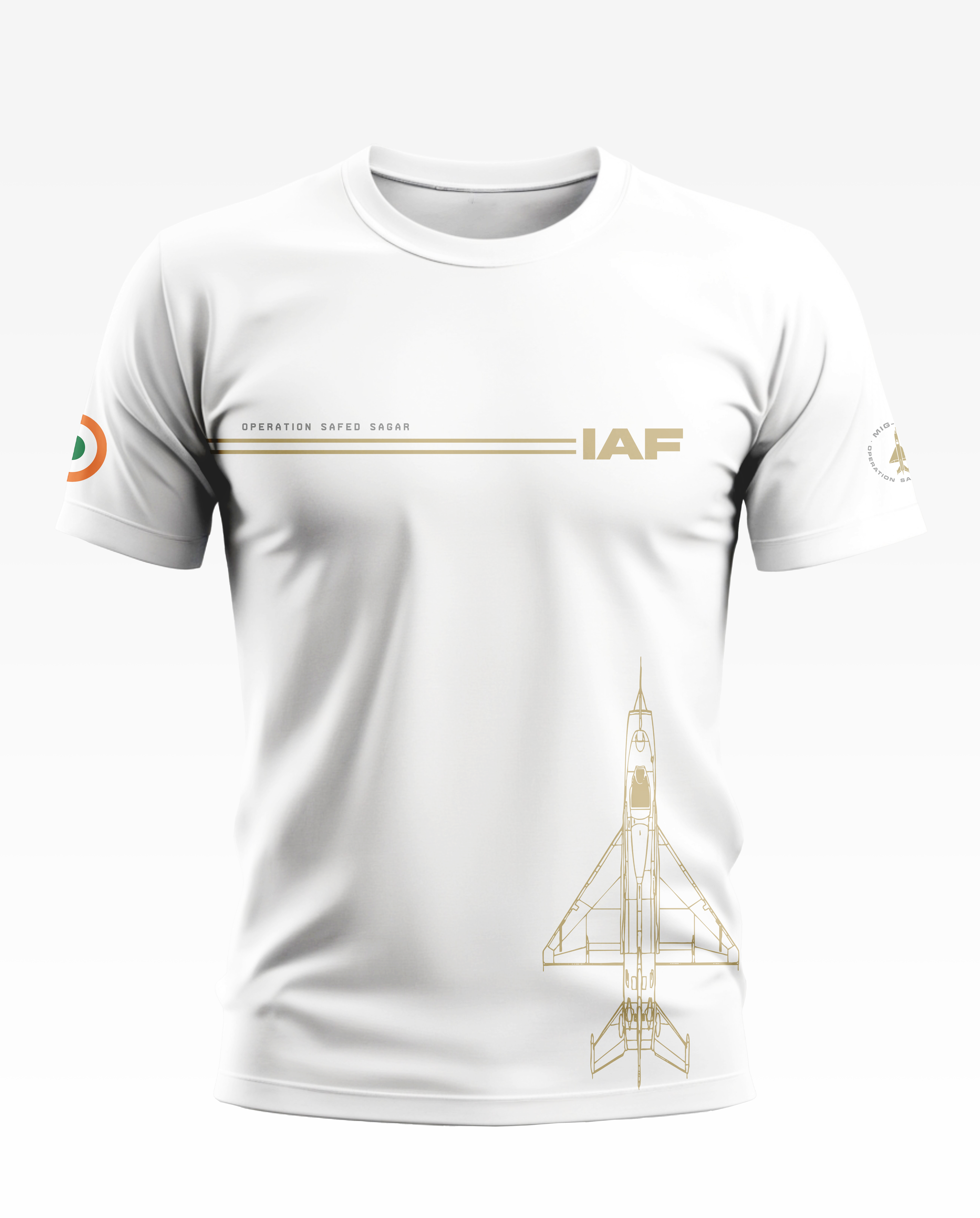 MIG-21 IAF Safed Sagar Soft Cotton T-shirt