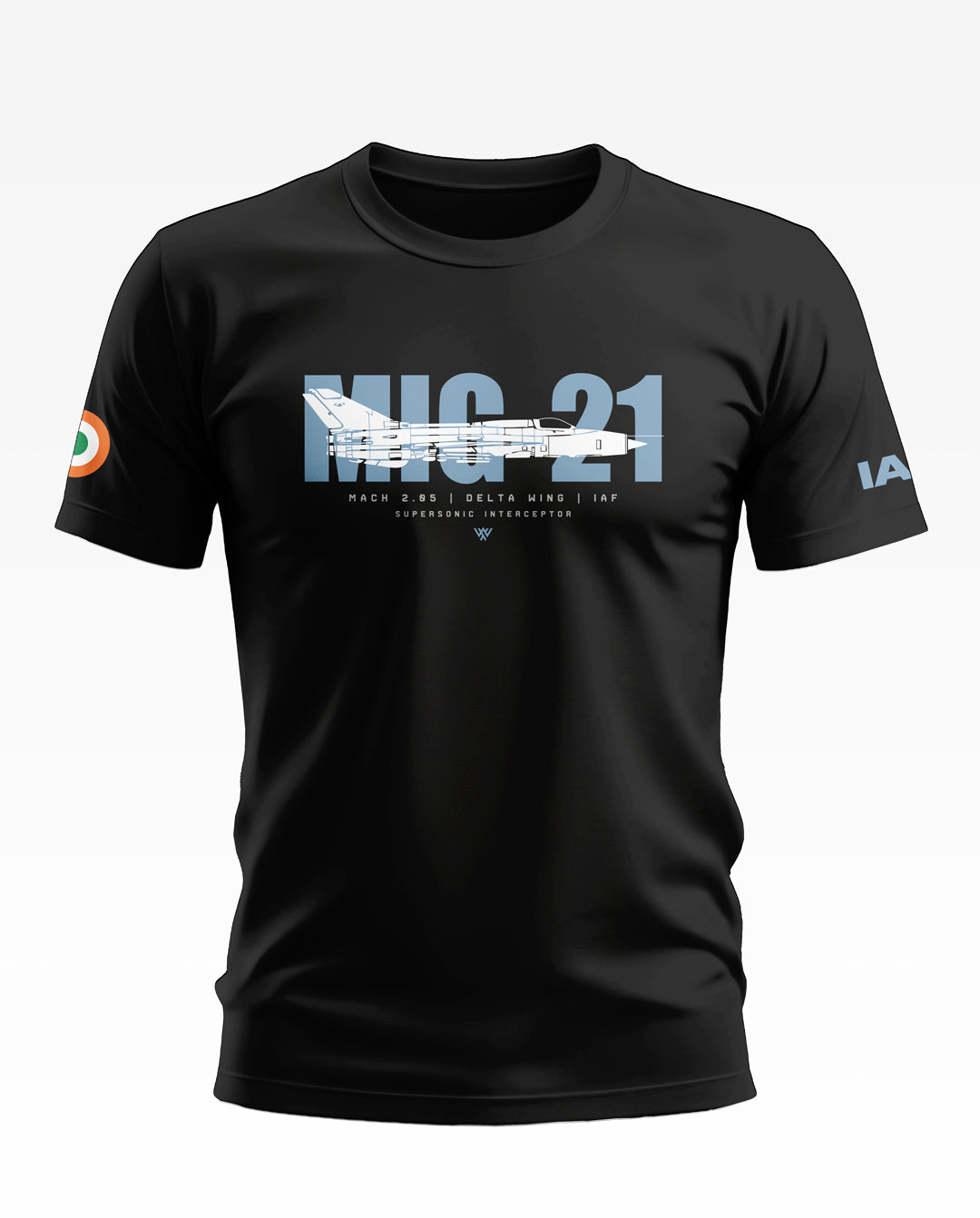 MIG-21 IAF Delta Wing Soft Cotton T-shirt