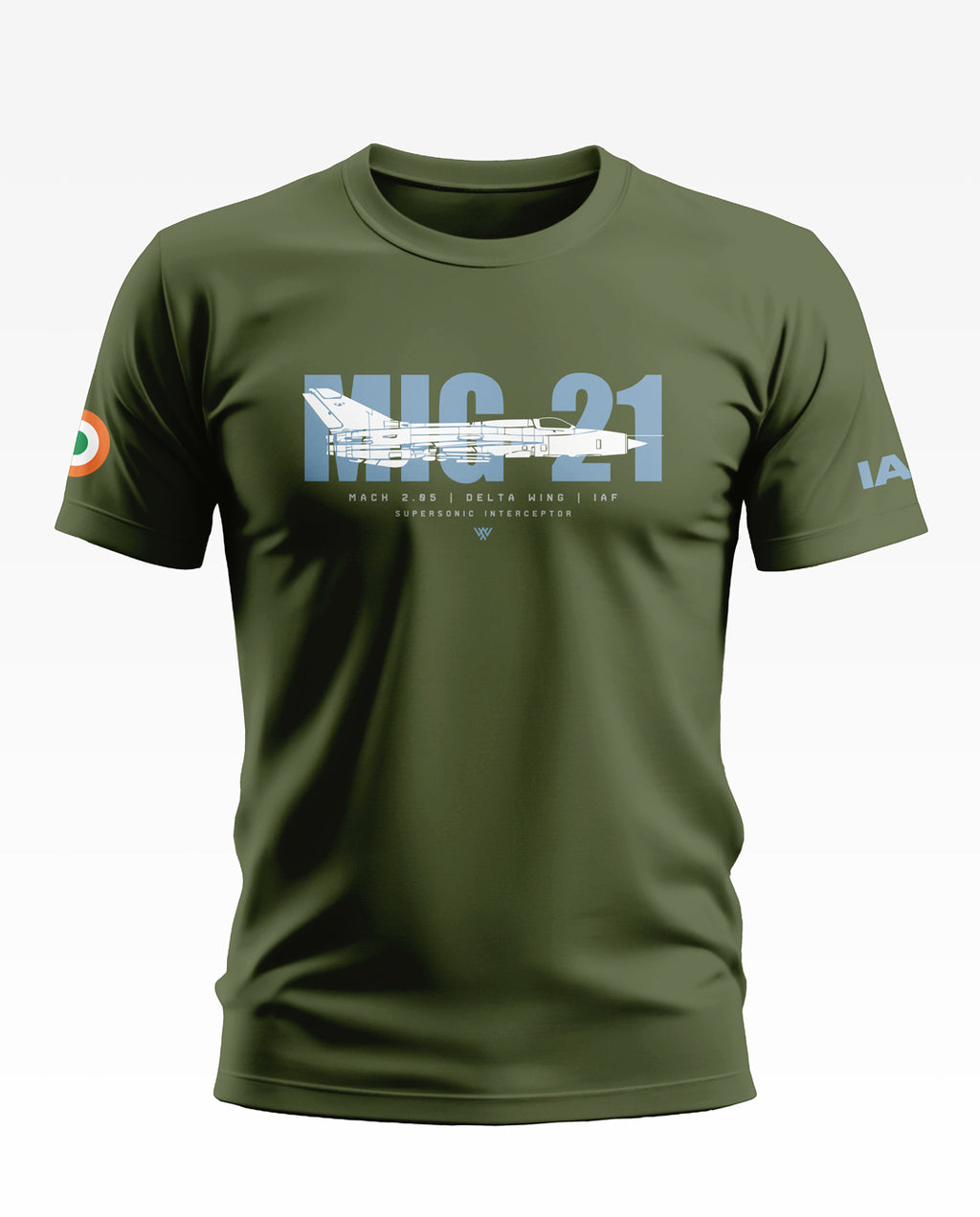 MIG-21 IAF Delta Wing Soft Cotton T-shirt
