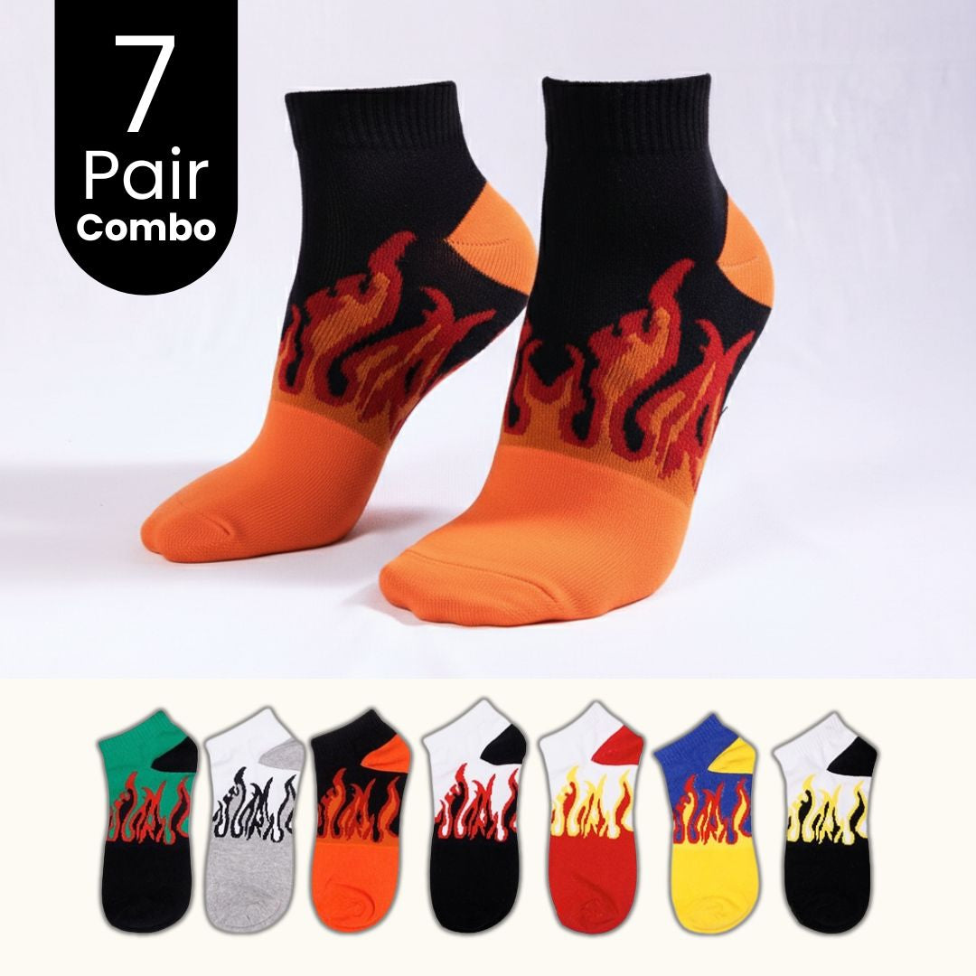 7-Pair Fire Edition Socks Combo