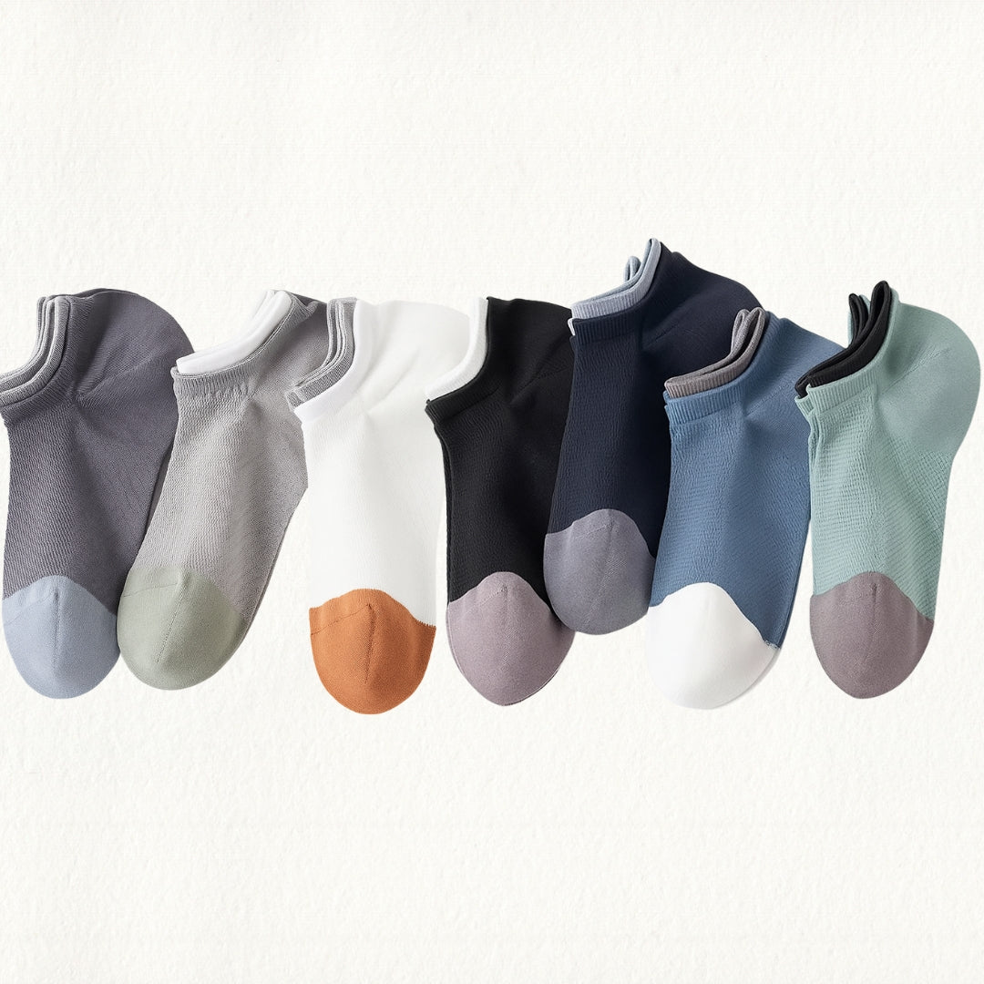 7-Pair Ankle Length And Breathable Socks Combo
