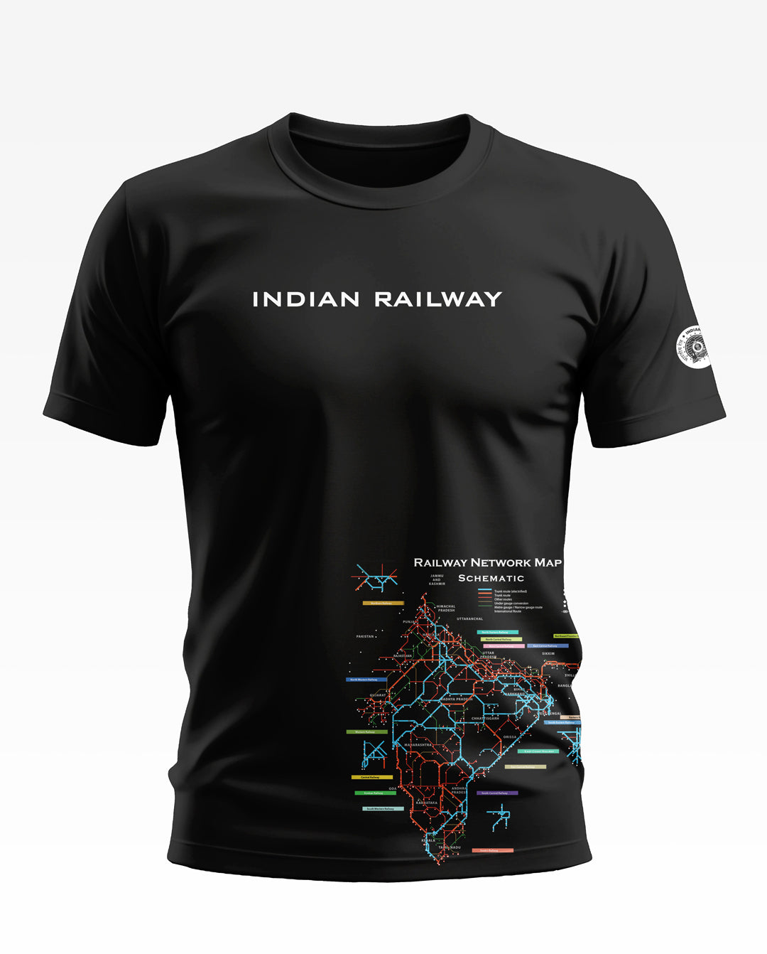 Ind Railway Soft Cotton T-shirt