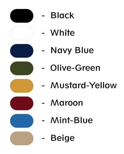 Pick Any 3 - Plain Round Neck Cotton T-shirt Combo
