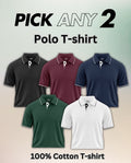 Pick Any 2 - Plain POLO Cotton T-shirt Combo