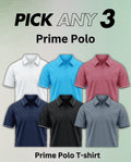 Pick Any 3 - Prime Polo T-shirt Combo