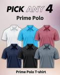 Pick Any 4 - Prime Polo T-shirt Combo